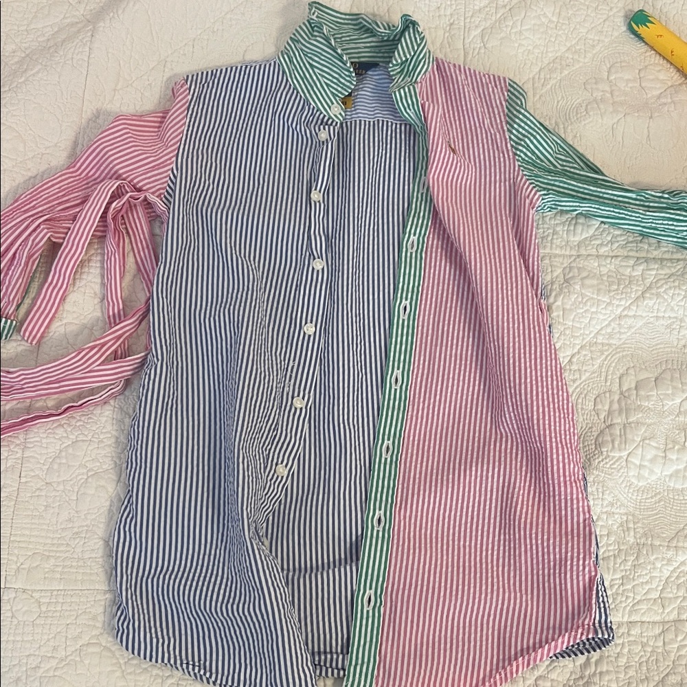 Polo by Ralph Lauren Colorful Striped Shirt